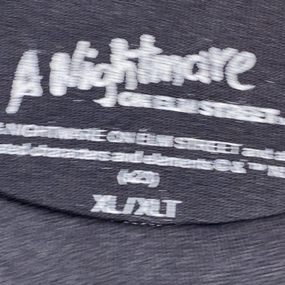 NWT Nightmare On Elm Street The Dreamer Black Graphic T-Shirt size XLT TALL - Picture 5 of 9